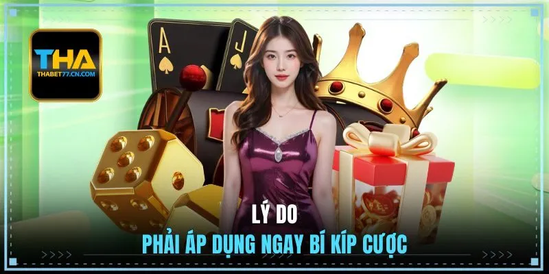 Lý do phải áp dụng ngay bí kíp cược